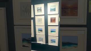 Jennifer Hart’s abstract seascapes combine both rich textures and vibrant colours