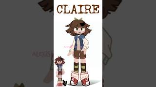 💞CLAIRE As A Human (FPE) 👉+CODE in Gacha Life 2💞 #art #fpe #gl2 #claire  #short #fyp #trending