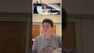 Bahut pyar karte hai foreigner singing hindi #madhuridikshit #bahutpyar #foreignerinindia
