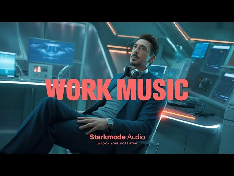STARK MODE – Futuristic Focus Beats for Creators | Work Music Inspired by Tony Stark