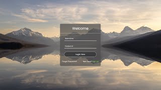 How To Build A Modern Login Page (HTML, CSS)  - For Beginners