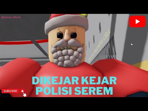 DIKEJAR POLISI JAHAT, SEREM!!!! - Roblox Indonesia - BARRY'S PRISON RUN!