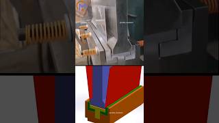 CNC Bending 🔥 | Mechanical principles | #simulation #solidworks #sheetmetalbending #welder #robotics