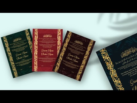 How to make Nikah Booklet ✅🤩