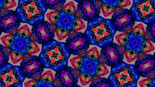 Neon Kaleidoscope Fractal Art HD Motion Graphic VJ Loop Background - No Copyright Royalty Free