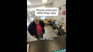 PHONE INFECTED WITH POP UPS!!! #brokenfix #education #smartphone #fix #problemfix #problem #broken