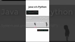 Java vs Python 🧑‍💻😂🔥 #python #java #programming #coding #shorts #comparison