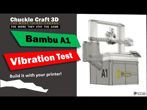 Bambu Lab A1 UPGRADE - Drawer Vibration Test