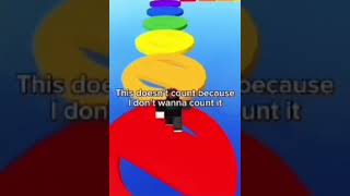 Easy obby but I can’t touch The color red
