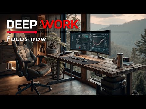 Deep Work Music ~ Mountain Retreat Focus ~ Ambient Productivity Boost Study Flow | Chill