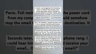 The Email Disaster