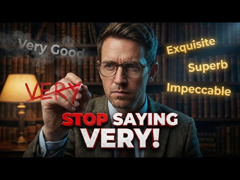Stop Saying "Very"! 60 Better Words to Improve Your English Vocabulary