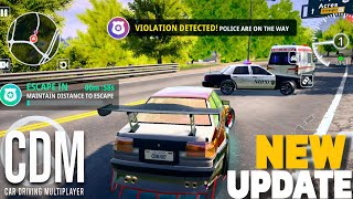 NEW POLICE CHASE | CDM: CAR DRIVING MULTIPLAYER |  NEW UPDATE | OPEN WORLD | ANDROID, IOS
