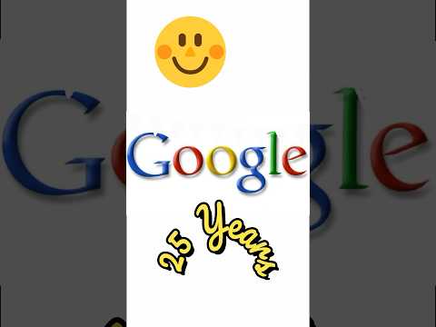 Google's Remarkable 25-Year Journey #google #google25 #googlejourney