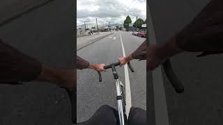 How to Stop on FIXED GEAR #fixedgear #fixedgearbike