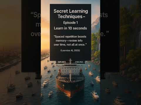 Secret Learning Techniques - Episode 1 - Learn in 10 seconds   #Learn #Learning #Education #AI #FYP