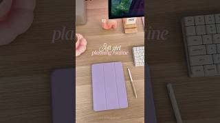 Soft girl planning routine mode 🌸🎀 iPad planner | digital planning | plan with me | ipad notes