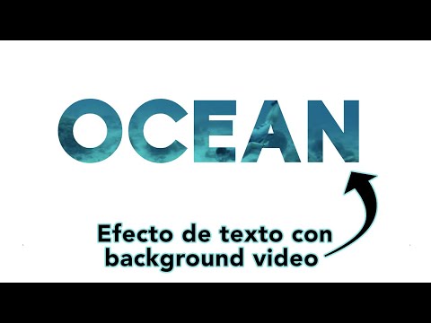 SVG Text Mask With Video Background.