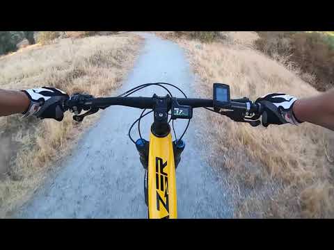 Mountain Biking at Woodward Fresno Ca some single track