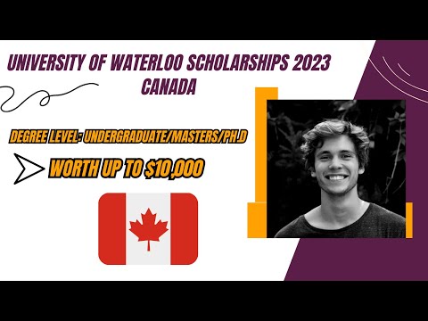 University of Waterloo Scholarships 2023 Canada #scholarships #canadascholarships