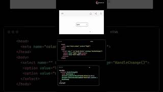 An easy way to change dark/light mode using HTML & JS - Code With DS #short