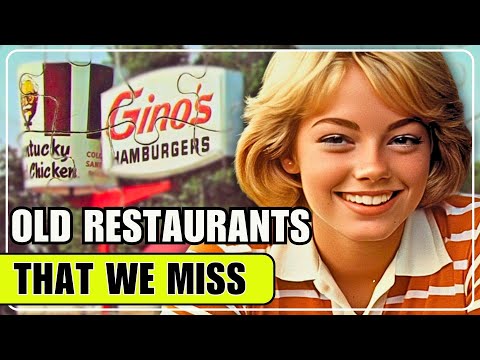 10 Old Restaurants We Want Back! That No Longer Exist...