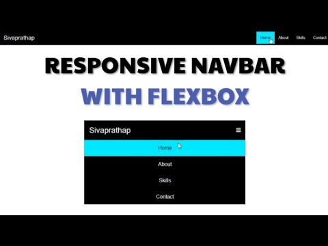 How to Make a Responsive Navbar with Flexbox? | Well Explained