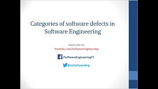 What is software defect? | Categories of software Defects | Software Defects from SQA Perspective