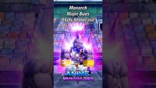 Monarch Majin Buus Stats Showcase | Roblox | Anime Vanguards #roblox #showcase #animevanguards