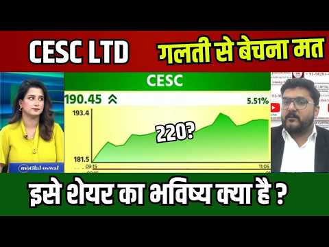 CESC Share 🚨 5% Rally | Power Stock Breakout या अभी Entry?