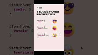 Css Transform properties #css #webdesign