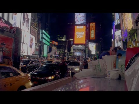 Real 4K HDR 60fps: NYC and Times Square at Night in HDR