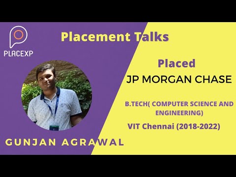 EP 26: Placement Talks: JPMorgan Chase Code for Good ft. Gunjan Agrawal ||CSE|| VITC|| PlaceXP