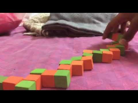 How to solve the snake cube