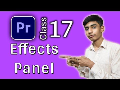 Adobe Premiere Pro Class-17 | Effects Panel | @alakhmedia