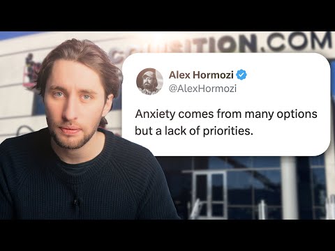 What Alex Hormozi Missed (and nailed?) About Anxiety