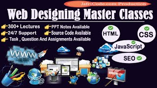 Paid Web Designing (Web Designing Overview) Complete Course HTML, CSS, JavaScript and SEO