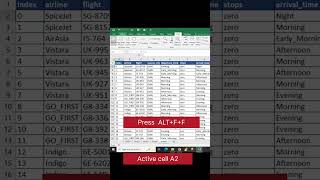 Keep Header Visible While Scrolling 👀 #ExcelShortcut #ExcelTrick #excellearning