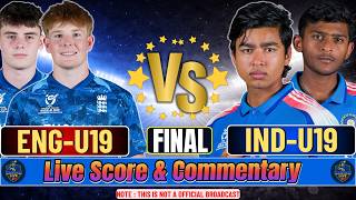 India U19 vs England U19 | IND vs ENG | Cricket Live Score & Commentary