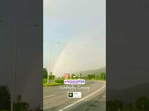 Evening Time Sky Rainbow #rainbow #evening #peace