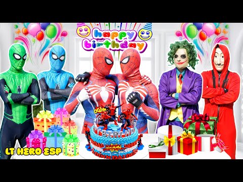 El Joker se disfraza de Spiderman y se infiltra en la casa del equipo - LT Hero ESP