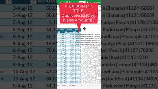 Identify duplicate values with multiple columns   TEXTJOIN