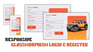 How to Make a Responsive Modern Login Website | Html CSS JS Beginners To Advanced Full Tutorial