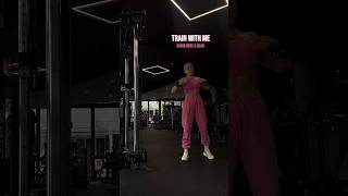 TRAIN WITH ME : for rounded shoulders & a jacked back 💦 #shoulders #back #trainwithme