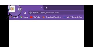 How to put our own Icon to Browser Tab HTMLWebpage|| html 2023