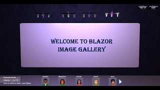 Blazor Image Gallery Tutorial Preview