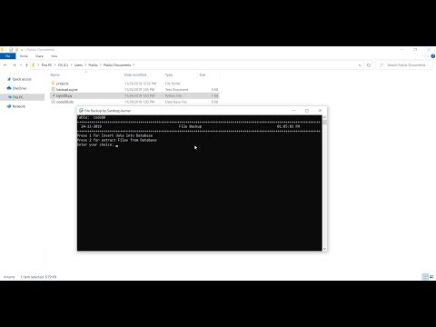 Python Project: byteDB - A Backup Creator Tool