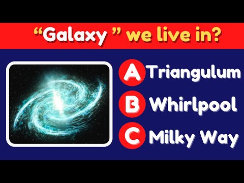 🌌 Amazing Galaxies Quiz | 50 Questions & Answers About Galaxies | Space General Knowledge