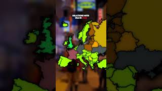 European relations with USA! #geography #mapping #europe #usa