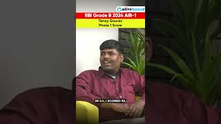 RBI Grade B 2024 AIR-1's Phase 1 Score
